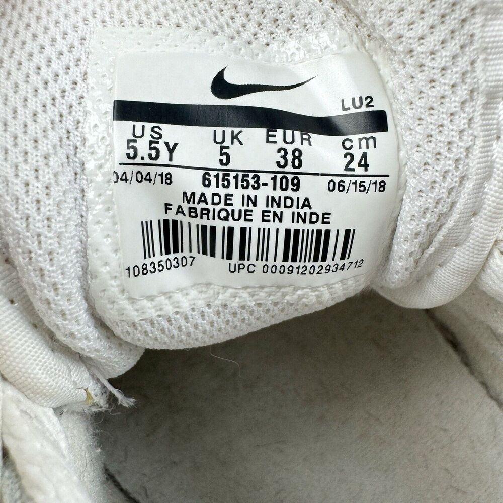 Nike Son of Force Athletic Shoes Youth 615153-109 White Sneakers Size 5.5Y - Picture 12 of 13